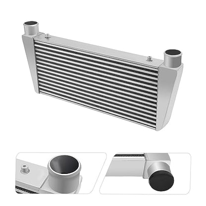 Universal Intercooler Aluminum Intercooler Front Mount 2.5" Inlet & Outlet Direct Replacement for All Cars (29x13x2.75" 2.5") - size: 29x13x2.75" 2.5"