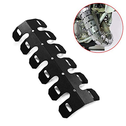 Worldmotop Motorcycle Heat Shield Cover for All Off Road ATV Dirt Bike(Long+Short) - size: Long+Short