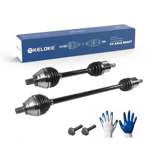 KELOKE Pair (2) Front CV Axle Shaft Assembly Compatible with Volkswagen