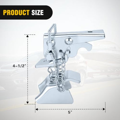 Nilight 2" Trailer Coupler Repair Kit with Chain 5000 lb Capacity - color: 2"/5000LBS