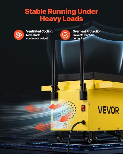 VEVOR 4.5KW Professional Stud Welder Dent Repair Kit with 2 Welding Guns & 6 Modes, All in One Dent Repair Workstation with Extended Handle, Padded Seat and Accessory Tray