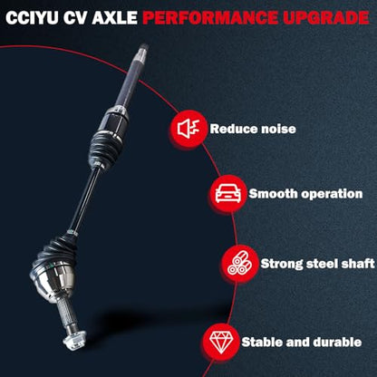 cciyu NCV11000 CV Axle Shaft Assembly Fit For Ford Transit Connect - size: 17-9550