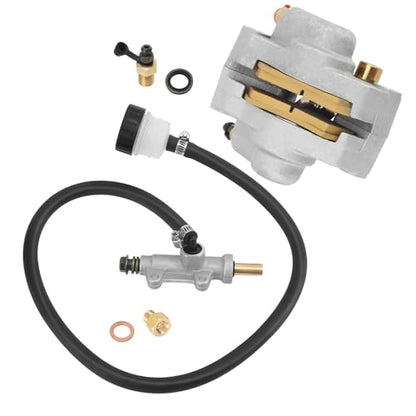 Rear Brake Caliper & Master Cylinder Compatible with Polaris Sportsman 500 400 335 1998-2002 Worker 335 500 Diesel 455, OEM#1910301 1930818 1910553 1910441 1910366 1930819