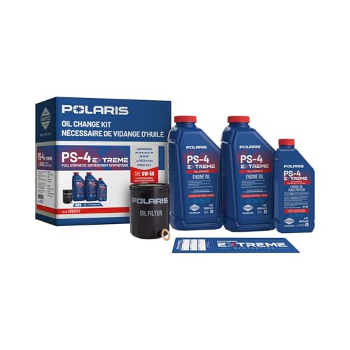 Polaris PS4 Oil Change Kit, for RANGER, GENERAL & RZR Models - 2890057