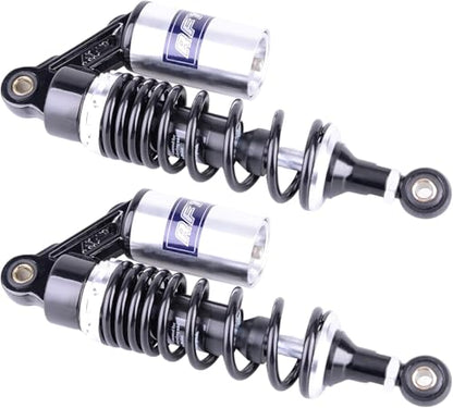280mm Rear Shock Absorber Suspension Motorcycle ATV Quad 7mm Spring - color: Silver Black