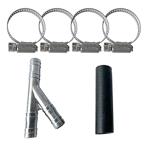 Heater Hose Aluminum Y Connector Repair Kit for Dodge Grand Caravan 2008-2019, Journey 2009-2010 for Chrysler Town and Country 2008-2016, Navigator Van HAVC 47238HP 05058551AE 4677603AK