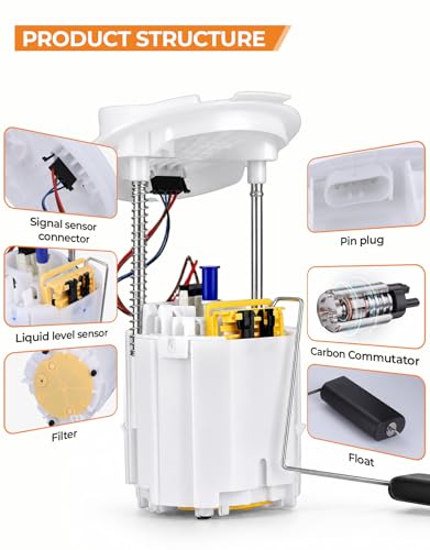 AutoExact Fuel Pump Assembly Compatible with 2005-2016 Chrysler 300 Dodge Charger Challenger Magnum 2.7L 3.5L 3.6L 5.7L, with sending unit fuel Replaces E7192M P76609M - size: 06-16 Chrysler/Charger/Challenger Left
