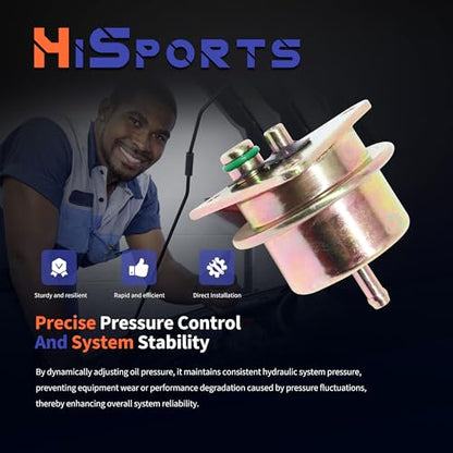 HiSport PR15T Fuel Injection Pressure Regulator 2.7BAR E3EE9C968AA - size: HSFPR15T