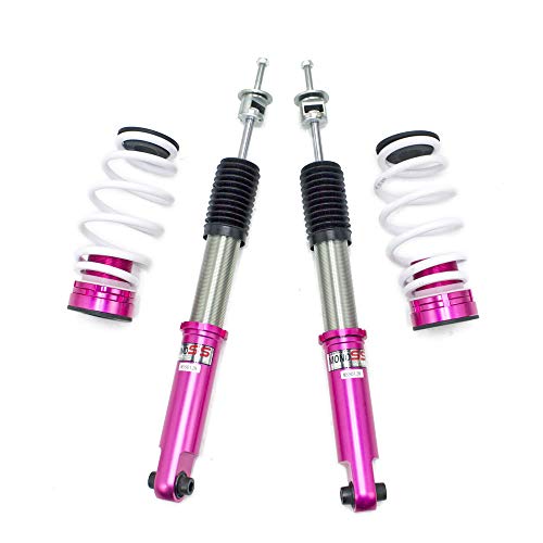 Godspeed MSS0218 MonoSS Coilover Lowering Kit, Fully Adjustable, Ride Height, Spring Tension And 16 Click Damping, compatible with Kia Rio (YB) 2018-20