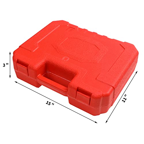 Yonligonju TU-114 Auto Fuel Pressure Gauge Tester Kit Gasoline Pressure MetersAutomobile Instrument Testing Tool (Red) - color: Red