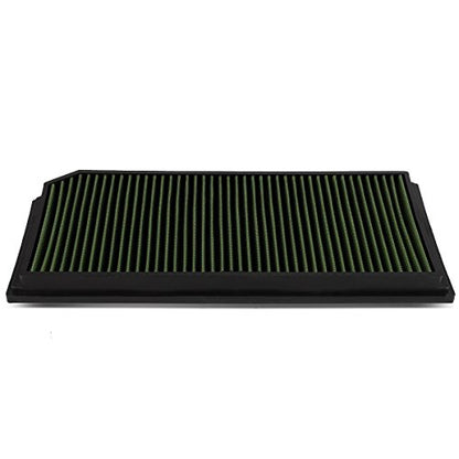 DNA Motoring AFPN-005-GN Washable Drop In Panel Air Filter Enhance Engine Performance [Compatible with 6-11 A3 Turbo / 08-09 TT / 06-08 GTI Jetta Passat / 12-13 Golf / 07-09 EOS 2.0 Turbo] - style: 06-11 A3 Green