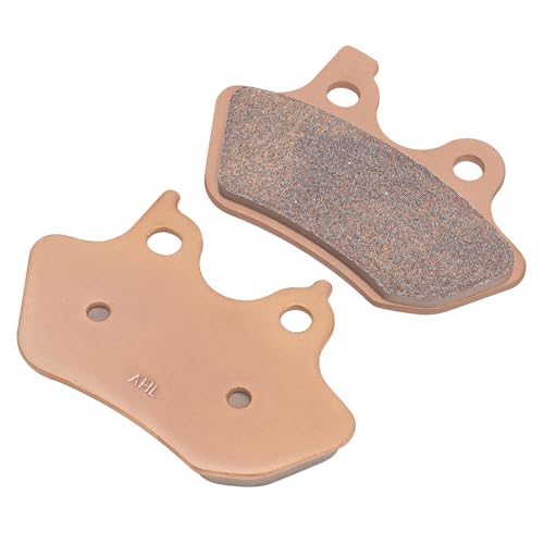 AHL Front & Rear Brake Pads Set for Touring FLHTCU-I Electra Glide Ultra Classic 2000-2007 (Sintered copper-based) - size: Sintered copper-based
