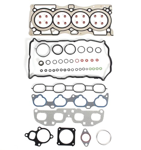 AUCERAMIC Cylinder Head Gasket Set Fit for 2007-2012 Nissan Altima Sentra, for 2014-2015 Nissan Rogue Select, for 2008-2013 Rogue; MLS Valve Cover Gasket 2.5L L4 Replace # HS54593 HS26519PT