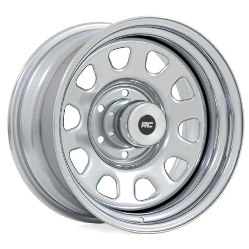Rough Country Chrome Center Cap for Steel Wheels - 3.30" Bore Size, Closed Push-Through Design, Wide Compatibility - size: 3.30 inch