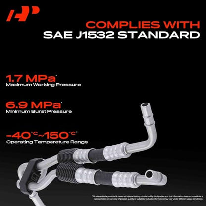 A-Premium Automatic Transmission Oil Cooler Line Hose Assembly