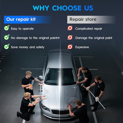 Car Dent Puller Kit, Paintless Car Dent Repair Kit with Lifter, 2 in 1 Slide Hammer & Suction Cup, Dent Puller Kit Auto Body Dent Remove Tool for Auto Body Dents, Hail Damage, Door Dings