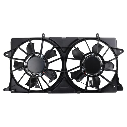 TRQ Radiator Dual Cooling Fan Assembly - style: RFA73769
