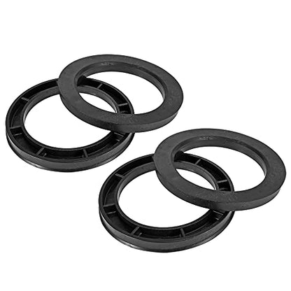 X AUTOHAUX 4pcs Plastic 78.1mm ID to 108 mm OD Car Hub Centric Rings Wheel Bore Center Spacer - size: 108mm