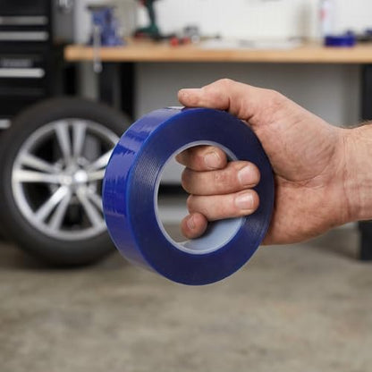 ABOOFAN Rim Protection Tape for Car Wheels, 30mm x 2M Hub Wheel Protection Film Roll, Strong Adhesive Auto Accessories