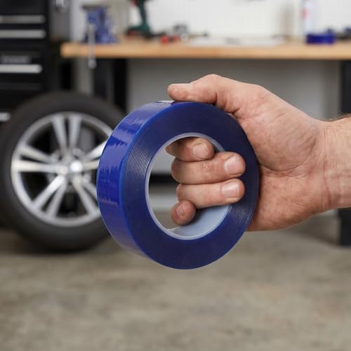 ABOOFAN Rim Protection Tape for Car Wheels, 30mm x 2M Hub Wheel Protection Film Roll, Strong Adhesive Auto Accessories