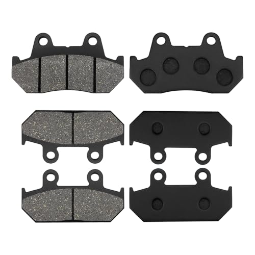 ZICOO Front and Rear Brake Pads for Honda Goldwing 1500 GL1500 GL 1500 SE L 1998-2000, GL1500A Aspencade GL1500I Interstate 1990-2000, VFR 750 CBR1000
