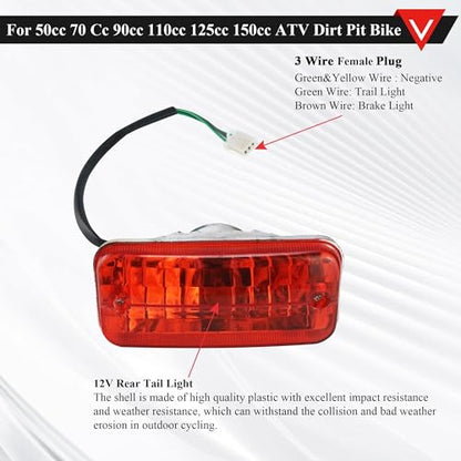 PRO BAT Full Lifan 200cc Dirt Bike Electrical Wiring Harness Kit - color: W Spark Plug & B Ignition Coil & S Rectifier