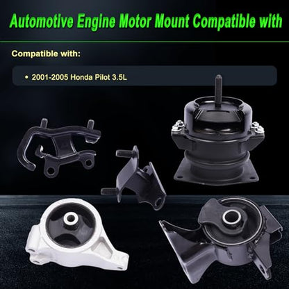 Engine Motor Mount Compatible with 2001-2005 Pilot 3.5L - size: 2001-2005 Honda Pilot 3.5L V6