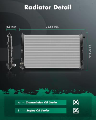 SCITOO Engine Cooling Radiator compatible with 2979, DPI2979 - size: 2979