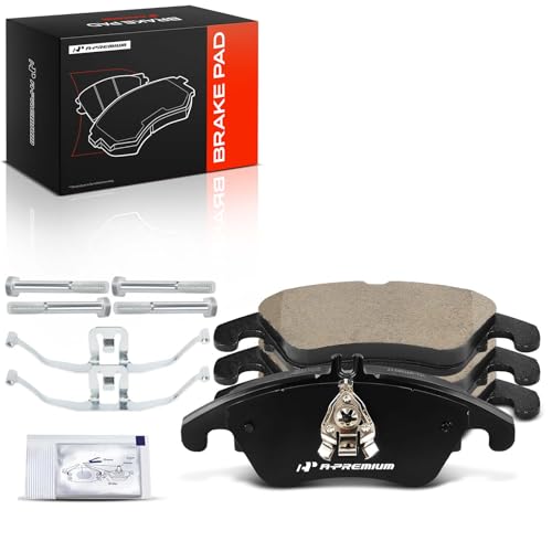 A-Premium Front Ceramic Brake Pads Compatible with Mercedes-Benz, 2-Pack