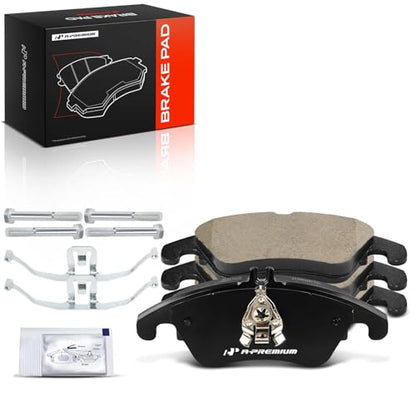 A-Premium Front Ceramic Brake Pads Compatible with Mercedes-Benz, 2-Pack