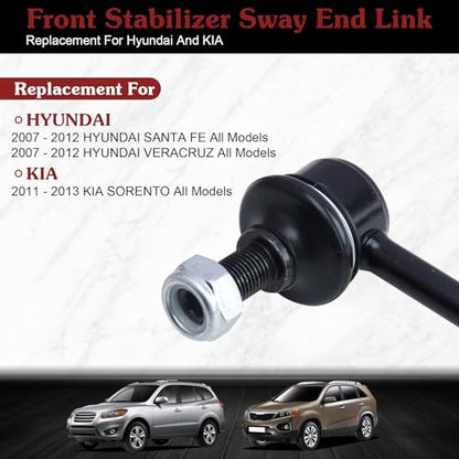 K750204 K750205 Sway Bar Link - Stop Clunking & Reduce Body Roll - color: 1*K750204 1*K750205, size: Sway Bar Link