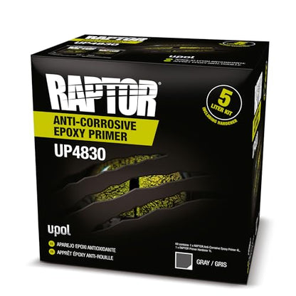 Raptor Anti-Corrosive Epoxy Primer, Automotive Primer, 4L