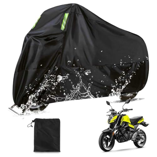 Waterproof Motorcycle Cover 190T 116 x 55 x 43 inches - size: 116 x 55 x 43 inches