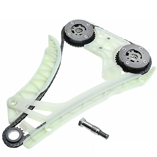 ‎11317584084 Engine Timing Chain Kit Intake&Exhaust Camshaft VVT Gears Suit N20 N26 Engine Applied for 328 428 528 X3 X5 2.0 Aftermarket Parts Replace for 11318648732, 11317516074 - size: Timing Chain Kit&VVT Camshaft Adjuster Gear