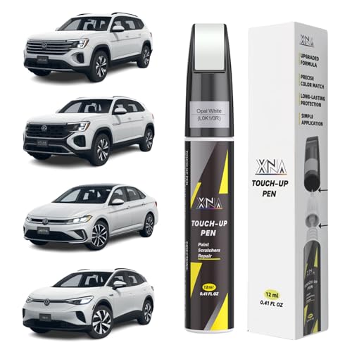 XNA Opal White/Oryx White(L0K1/0R) for Volkswagen Touch Up Paint - color: Opal White/Oryx White(L0K1/0R) for 2022-2026 Tiguan/2021-2026 Atlas/2021-2026 Atlas Cross Sport/2013-2016, 2022-2026 Jetta/2023-2026 ID.4/2022-2026 Golf GTI/2012-2013 Passat/2021-20