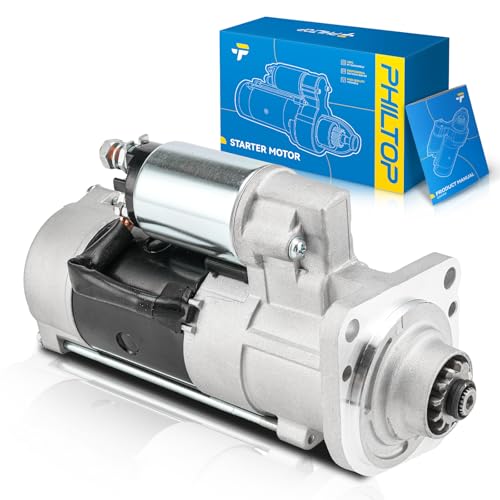 PHILTOP Automotive Starter Compatible with 250f Super Duty, 350 Super Duty, F-450 Super Duty, F-550 Super Duty, 250f, 350, Excursion(7.3L) 12 Tooth for 17578N - size: 17578N