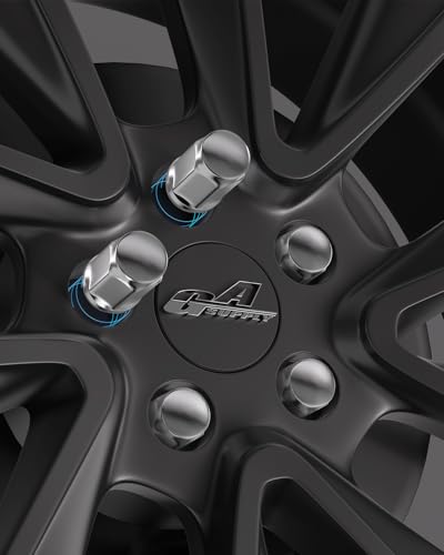 GAsupply 1/2x20 Lug Nuts 20pcs, Chrome 1.38" Tall 3/4" 19mm Hex, Cone Seat - color: Silver, size: 1/2"-20, style: 20pcs - 1.38" Tall
