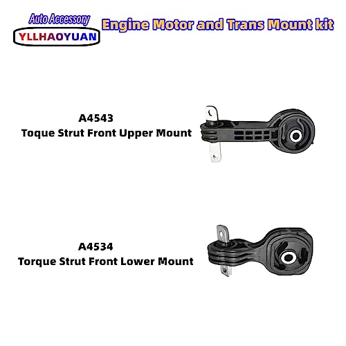 Yllhaoyuan Engine Mount Set of 4 Compatible with 2006-2011 Civic 1.8L - size: 2006-2011 Civic 1.8L