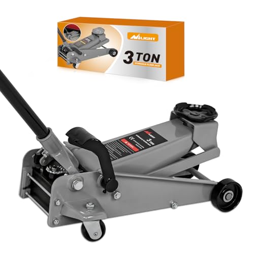 Nilight 3 Ton Floor Jack, Heavy-Duty Steel Car Service Jack - color: Single Pump, size: 3 Ton