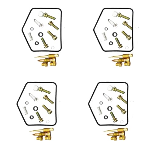 4 x Carburetor Carb Rebuild Repair Kit Fit for Kawasaki 440 LTD KZ440A 1980-1983