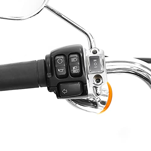 TCMT Fog Headlight Horn Switch Fit for Harley Touring Models