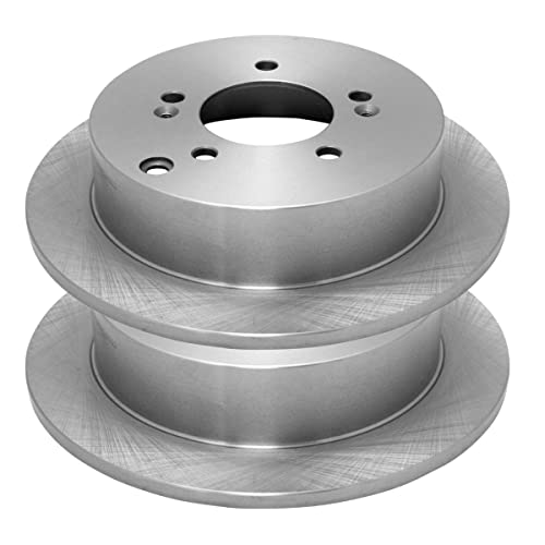 AutoShack Front Vented & Rear Solid Brake Rotors & Ceramic Pads