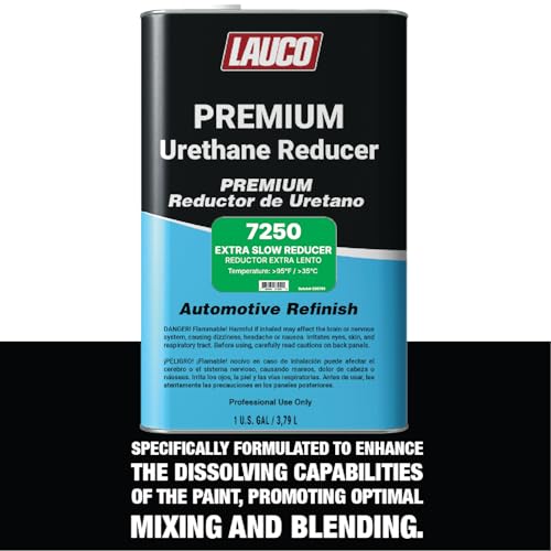 Extra Slow Urethane Grade Reducer (7250), 2 Gallons, > 95°F - For Automotive Paint and Industrial Paint Use - High Performance Automotive Grade﻿ - style: Extra Slow - Two Gallons