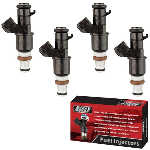 Set of 4 Fuel Injectors FJ484 16450-RAA-A01 Replacement - size: FJ484