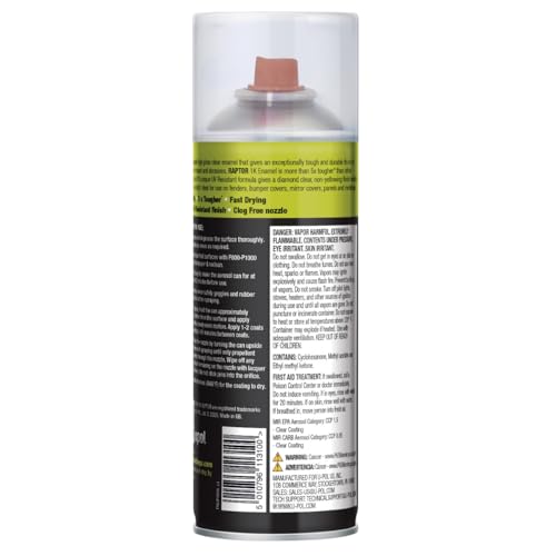 RAPTOR 1K Pro Enamel Paint, Clear