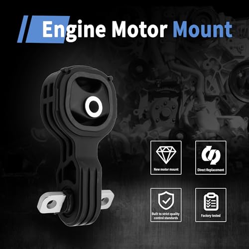 Front Upper & Lower Torque Strut Mount Set Compatible with Honda CR-V 2.4L 2007 2008 2009 2010 2011 4WD FWD, Replace# 9302 9303, Replace#50880SWAA81 50890SWAA81