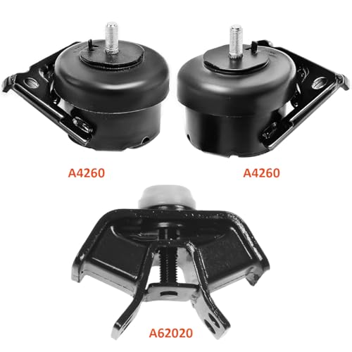 3PCS Engine Motor & Transmission Mount Set for Toyota Tacoma 2005-2015 - size: For Toyota Tacoma 2005-2015 4.0L V6