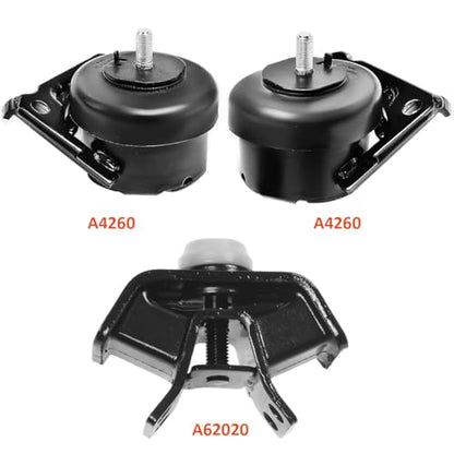 3PCS Engine Motor & Transmission Mount Set for Toyota Tacoma 2005-2015 - size: For Toyota Tacoma 2005-2015 4.0L V6