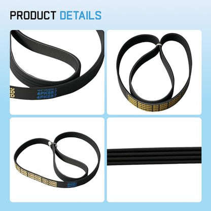 12658178 AC Serpentine Belt for Chevy Silverado Suburban Tahoe - size: 4PK887-887mm