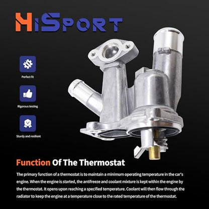 HiSport BM5Z8592C Thermostat Housing Replacement for BM5Z-8592-C